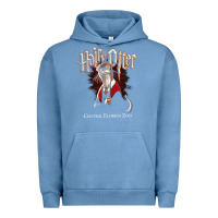Pigment Pebble Blue hairy otter [tb] Urban Hoodie - linhVisuals