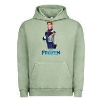 Pigment Oil Green hans frozen Urban Hoodie - linhVisuals