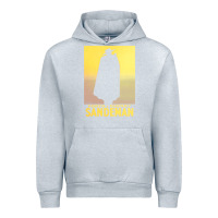 Heather Grey sandeman, from vintage port & sherry advertisement   vintage advertise Urban Hoodie - linhVisuals