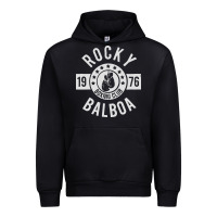 Black rocky boxing club Urban Hoodie - linhVisuals