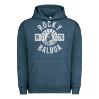 Pigment Midnight Navy rocky boxing club Urban Hoodie - linhVisuals