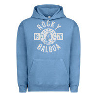 Pigment Pebble Blue rocky boxing club Urban Hoodie - linhVisuals