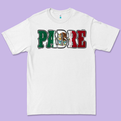 Mexican Flag Padre Premium Tee Designed By Jasminsmagicworld