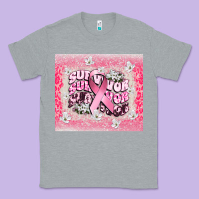 Survivor Cancer Awareness Classic Tee Designed By Cowgirlartshop