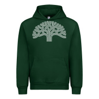 Forest Green oakland california hoodie   oak tree Urban Hoodie - linhVisuals