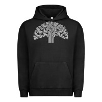 Pigment Black oakland california hoodie   oak tree Urban Hoodie - linhVisuals