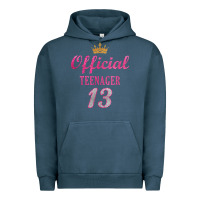 Pigment Midnight Navy official 13 teenager cute 13th birthday ideas for girls t shirt Urban Hoodie - linhVisuals