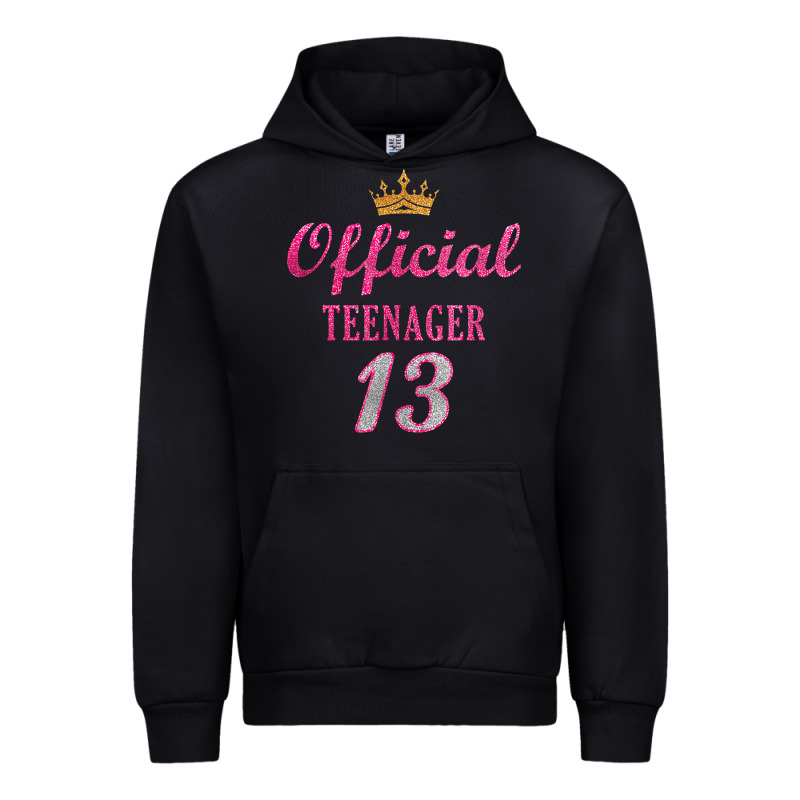 Official 13 Teenager Cute 13th Birthday Ideas For Girls T Shirt Urban Hoodie by linhVisuals | Teevron