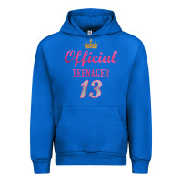 Cobalt official 13 teenager cute 13th birthday ideas for girls t shirt Urban Hoodie - linhVisuals