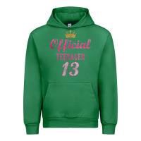 Emerald official 13 teenager cute 13th birthday ideas for girls t shirt Urban Hoodie - linhVisuals