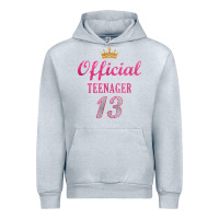 Heather Grey official 13 teenager cute 13th birthday ideas for girls t shirt Urban Hoodie - linhVisuals