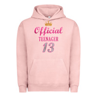 Pigment Salmon official 13 teenager cute 13th birthday ideas for girls t shirt Urban Hoodie - linhVisuals