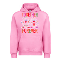 Fuchsia Pink mr. & mrs. potato head day of the dead together forever premium t shir Urban Hoodie - linhVisuals