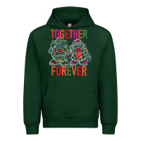 Forest Green mr. & mrs. potato head day of the dead together forever premium t shir Urban Hoodie - linhVisuals
