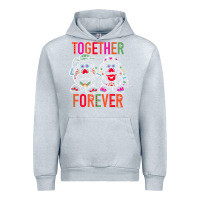 Heather Grey mr. & mrs. potato head day of the dead together forever premium t shir Urban Hoodie - linhVisuals