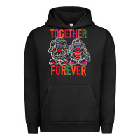 Pigment Black mr. & mrs. potato head day of the dead together forever premium t shir Urban Hoodie - linhVisuals