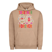 Pigment Burro mr. & mrs. potato head day of the dead together forever premium t shir Urban Hoodie - linhVisuals