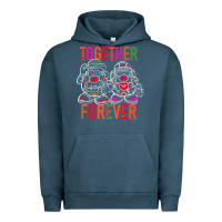 Pigment Midnight Navy mr. & mrs. potato head day of the dead together forever premium t shir Urban Hoodie - linhVisuals