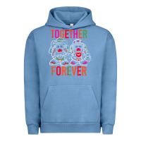 Pigment Pebble Blue mr. & mrs. potato head day of the dead together forever premium t shir Urban Hoodie - linhVisuals