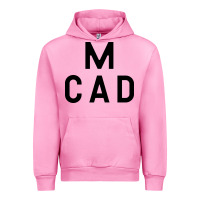 Fuchsia Pink Minneapolis College of Art and Design Urban Hoodie - linhVisuals