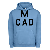 Pigment Pebble Blue Minneapolis College of Art and Design Urban Hoodie - linhVisuals