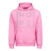 Fuchsia Pink hope quote Urban Hoodie - linhVisuals
