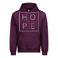 Mauve Wine hope quote Urban Hoodie - linhVisuals