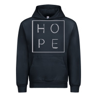 Navy hope quote Urban Hoodie - linhVisuals