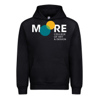 Black Moore College of Art and Design Urban Hoodie - linhVisuals