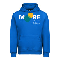 Cobalt Moore College of Art and Design Urban Hoodie - linhVisuals