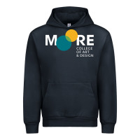 Navy Moore College of Art and Design Urban Hoodie - linhVisuals
