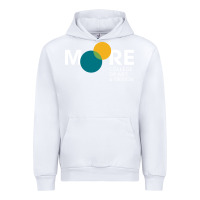 White Moore College of Art and Design Urban Hoodie - linhVisuals