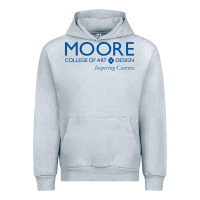 Heather Grey Moore College of Art and Design Urban Hoodie - linhVisuals