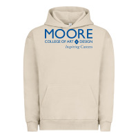 Pigment French Oak Moore College of Art and Design Urban Hoodie - linhVisuals