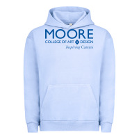 Pigment Grape Ice Moore College of Art and Design Urban Hoodie - linhVisuals