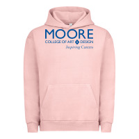 Pigment Salmon Moore College of Art and Design Urban Hoodie - linhVisuals