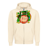 Sandshell st patricks elf Zipper Hoodie - AdoDesignShop