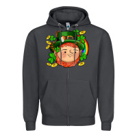 Smoke st patricks elf Zipper Hoodie - AdoDesignShop