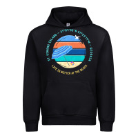 Black st simons island t  shirt st. simons island, georgia t  shirt Urban Hoodie - linhVisuals