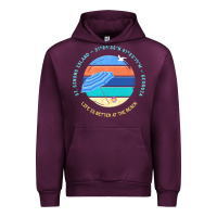 Mauve Wine st simons island t  shirt st. simons island, georgia t  shirt Urban Hoodie - linhVisuals