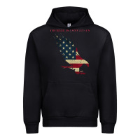 Black courage is contagious and eagle Urban Hoodie - linhVisuals