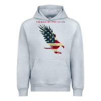 Heather Grey courage is contagious and eagle Urban Hoodie - linhVisuals