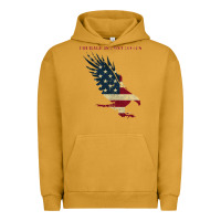 Pigment Peanut Butter courage is contagious and eagle Urban Hoodie - linhVisuals