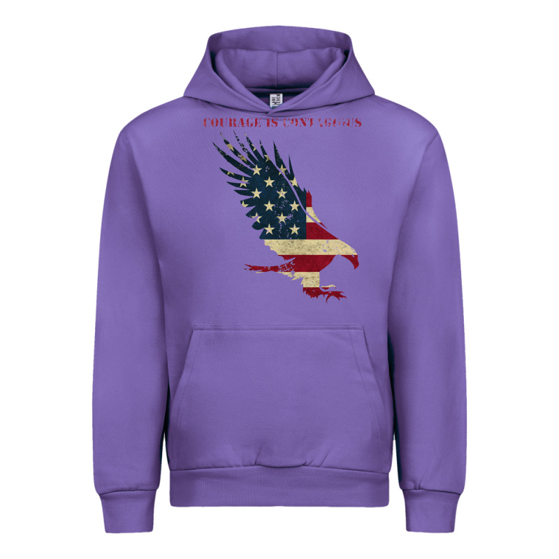 Courage Is Contagious And Eagle Urban Hoodie by linhVisuals | Teevron