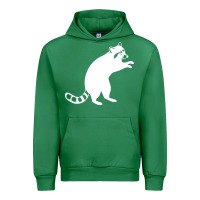 Emerald raccoon Urban Hoodie - linhVisuals