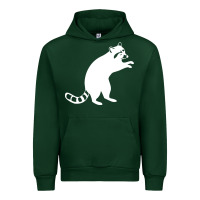 Forest Green raccoon Urban Hoodie - linhVisuals