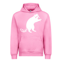 Fuchsia Pink raccoon Urban Hoodie - linhVisuals
