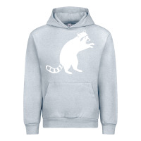 Heather Grey raccoon Urban Hoodie - linhVisuals