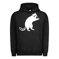 Pigment Black raccoon Urban Hoodie - linhVisuals