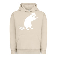 Pigment French Oak raccoon Urban Hoodie - linhVisuals